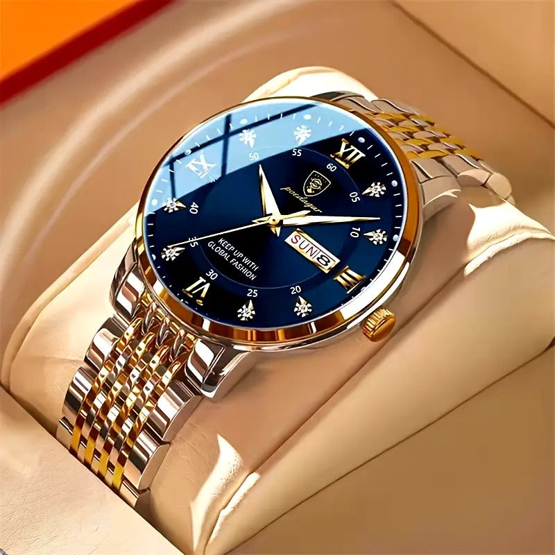 1 piece of mens stylish quartz watch - jewelry & accessories
