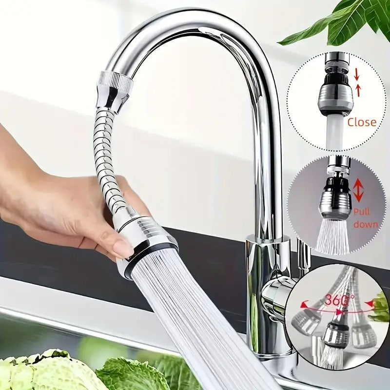 splash proof kitchen faucet aerator extender