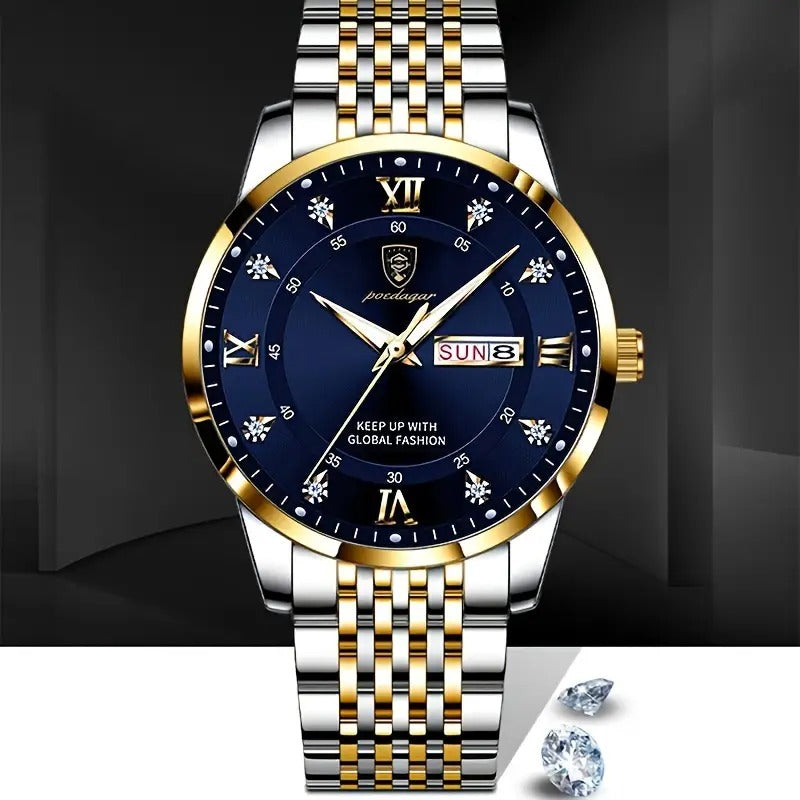 1 piece of mens stylish quartz watch - jewelry & accessories