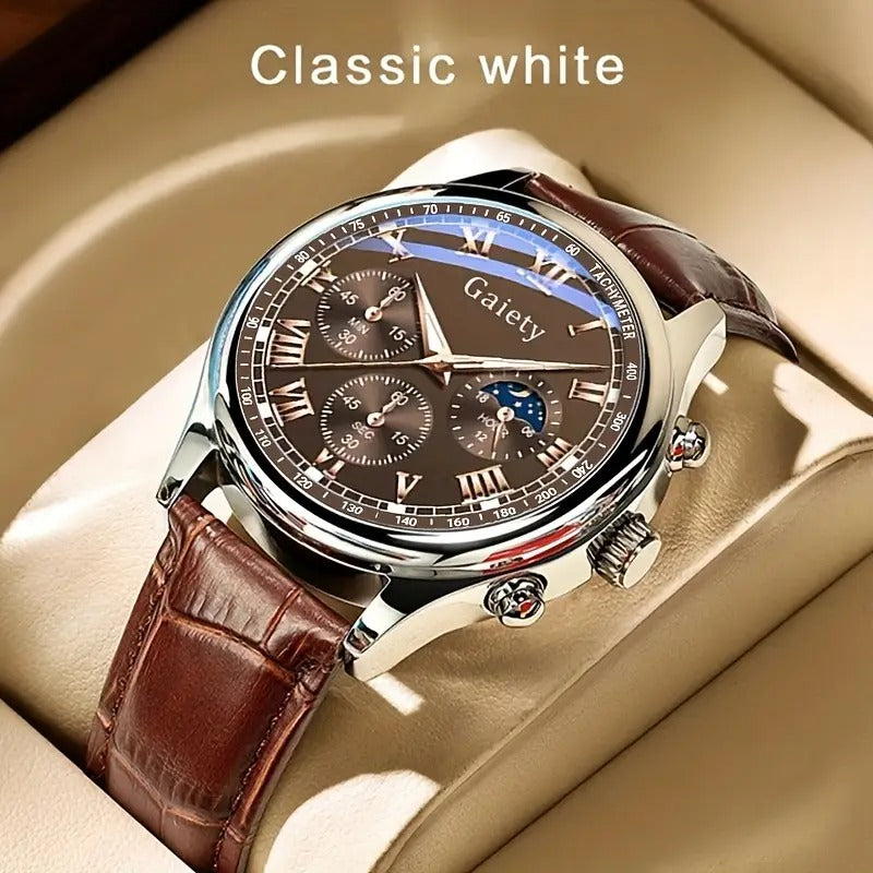 men women s luxury quartz watch classic white