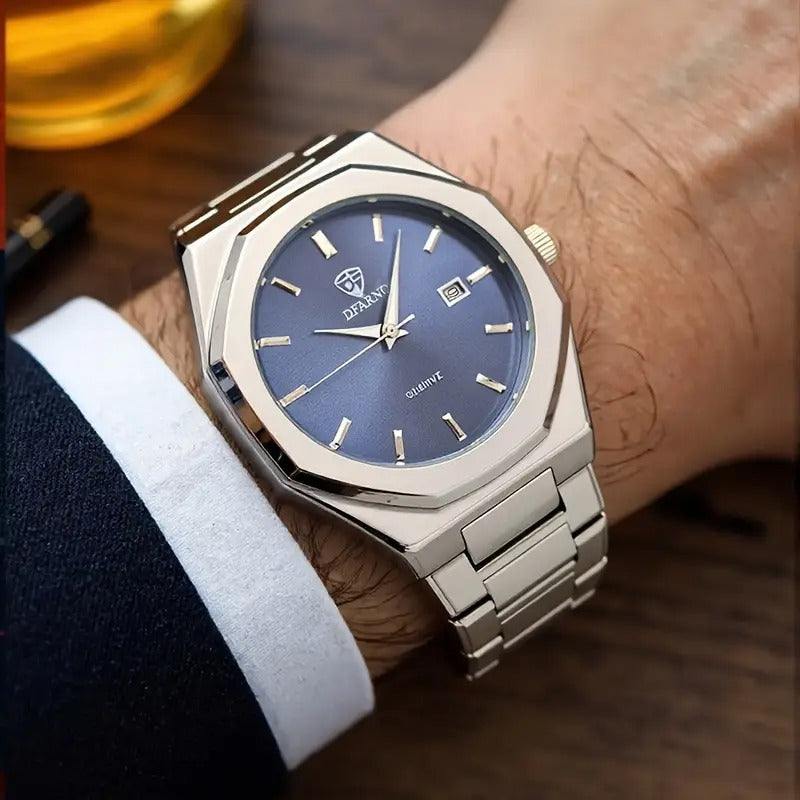 mens watches business quartz watches luminous calendars simple and casual