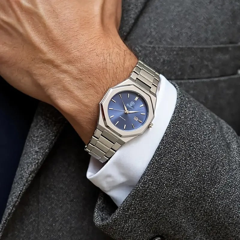 mens watches business quartz watches luminous calendars simple and casual