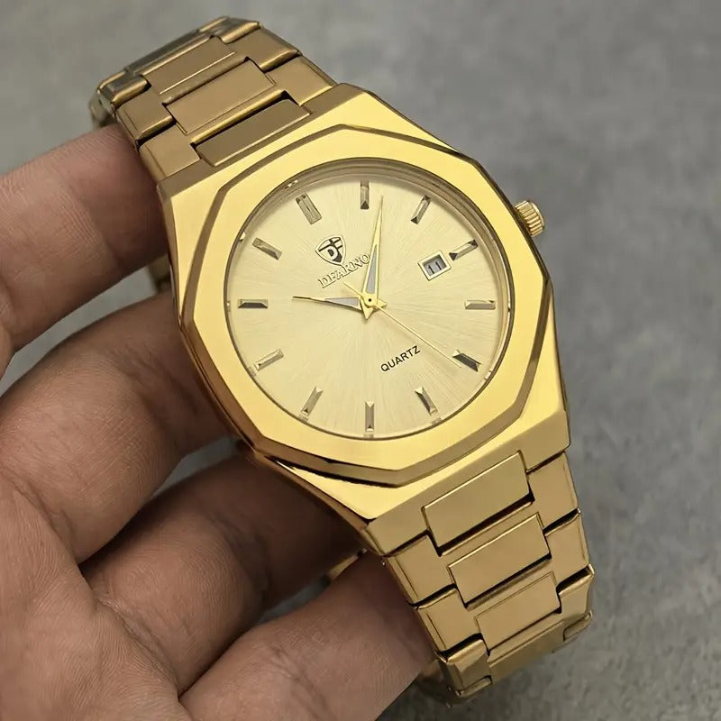 mens watches business quartz watches luminous calendars simple and casual