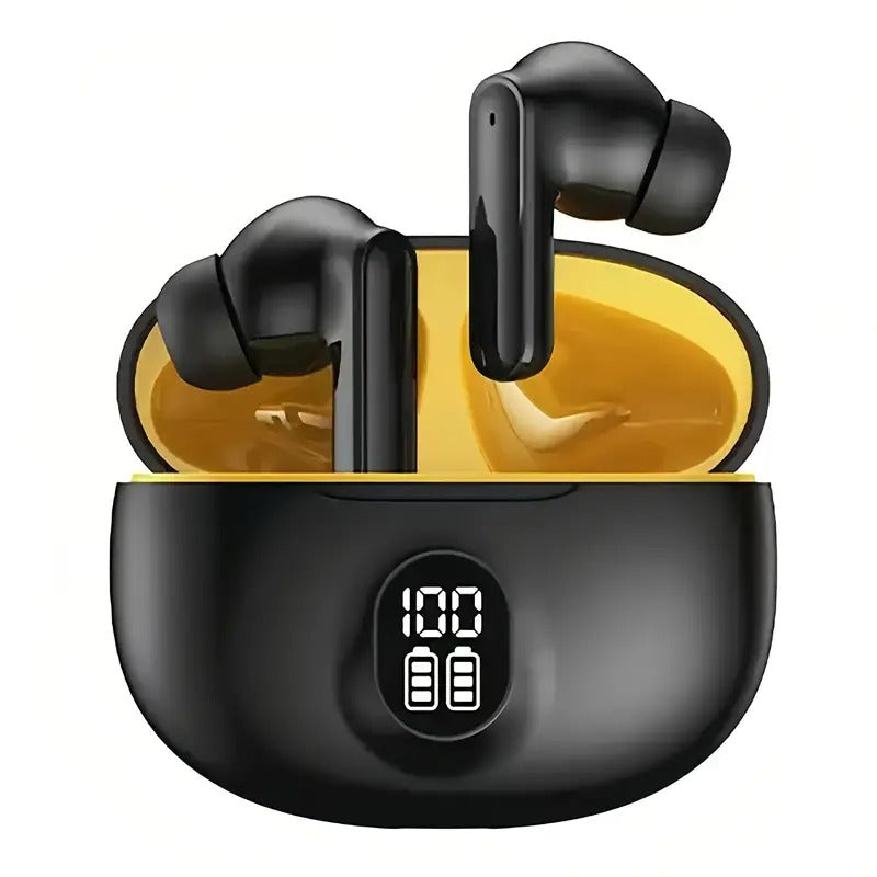 Display true wireless earbuds type c charging case