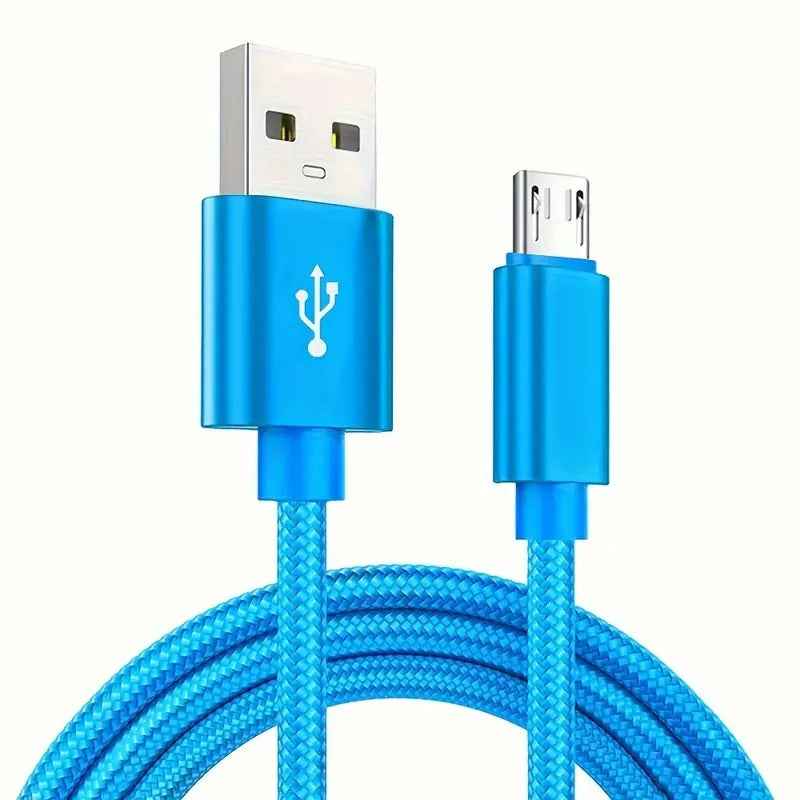 Fast charging micro usb cable nylon braided data cable