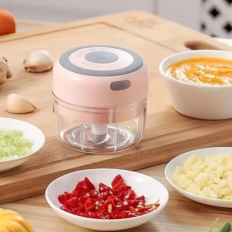 Usb rechargeable electric vegetable chopper – powerful mini