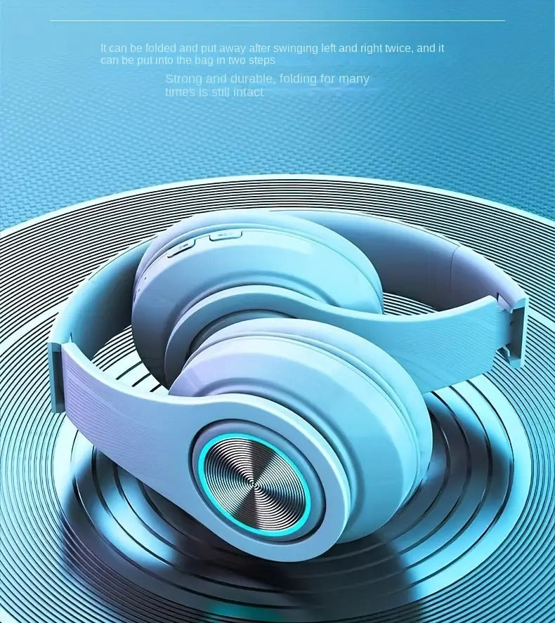 39 luminous wireless headphones plug in wired wireless