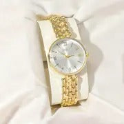 Elegant women's quartz watch roman